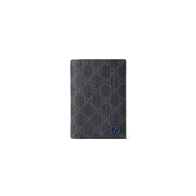 GUCCI GG PASSPORT CASE WITH BLUE INTERIOR 795229 (19*13.5cm)